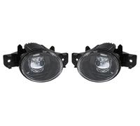 Set Di Fari Fendinebbia LED Neri Ultra Bianchi Per Renault Clio 01-12 Coppia