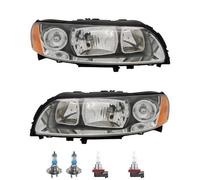 Set Di Fari Grigi Inclusi Lampadine OSRAM H7 H9 Per Volvo V70 II P80_ SW S60 I