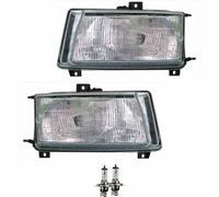 Set Di Fari H4 Per VW Polo Variant 6KV5 6KV2 Caddy II Kombi Inclusi Lampioni