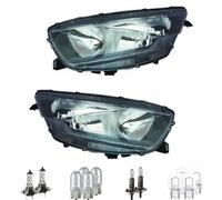 Set Di Fari H7 H1 W5W W21W Nero Per Iveco Daily VI Furgone Inclusi Lampadine