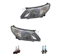 Set Di Fari H7/H9 Per Saab 9-3 Cabriolet YS3F Inclusi Lampadine Osram