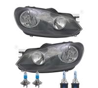 Set Di Fari Inclusi Lampade Premium Per VW Golf VI 5K1 Con Motore LWR