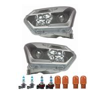 Set Di Fari Inclusi Lampadine OSRAM H11 HB3 Con Motore LWR Per Isuzu D-Max II