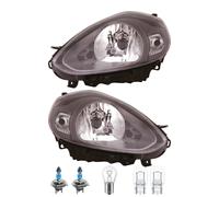 Set Di Fari Inclusi Lampadine OSRAM H4 Con Motore LWR Per Fiat Punto Evo 199_