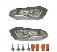 Set Di Fari Inclusi Lampadine OSRAM H7 Con Motore LWR Per VW Polo AW1 BZ1