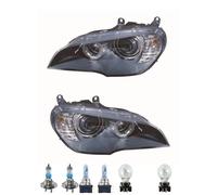 Set Di Fari Inclusi Lampadine OSRAM H7 H15 Con Motore LWR Per BMW X5 E70