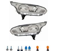 Set Di Fari Inclusi Lampadine OSRAM H7 H15 Per Ford Transit Custom V362 Furgone