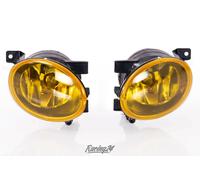 Set Di Fari Nebel Gialli Chiari Compatibili Con VW Golf 6 VI PLUS NSW Con E-Mark