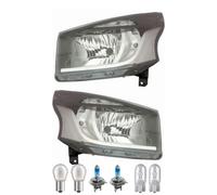 Set Di Fari Neri Inclusi Lampade Premium Per Renault Trafic III Kasten FG
