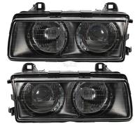 Set Di Fari Per BMW 3 Serie E36 Anno 90-94 H1+H1 Berlina Coupé Cabrio Touring