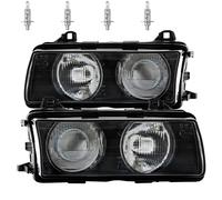Set Di Fari Per BMW 3 Serie E36 Anno 90-94 H1+H1 Berlina Coupé Touring + Osram