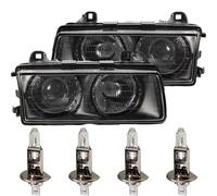 Set Di Fari Per BMW 3 Serie E36 Anno 90-94 H1+H1 Berlina Coupé Touring + Philips