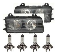 Set Di Fari Per BMW 3 Serie E36 Anno 94-97 H7+H7 Inclusi Lampadine PHILIPS DK2