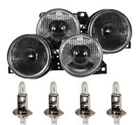 Set Di Fari Per BMW E30 Anno 87-94 Facelift Hella Lenti Ottiche Inclusi Philips
