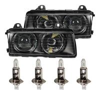 Set Di Fari Per BMW E36 Anno 10/90-05/94 H1+H1 Fari Anteriori P4D