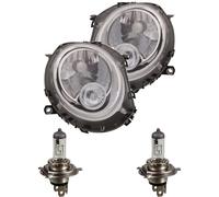 Set Di Fari Per BMW Mini One Cooper Clubman 07->> Con Indicatori (Bianco) H4 R5X