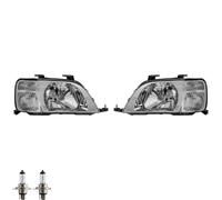 Set Di Fari Per Honda C-RV (RD) Anno 04/97-07/02 H4 Inclusi Lampadine PHILIPS