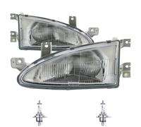 Set Di Fari Per Hyundai ACCENT I X-3 10.94-01.00 H4 Inclusi OSRAM