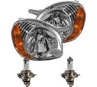 Set Di Fari Per Hyundai Atos Prime Anno 07/01-03/04 H4 Inclusi Lampade PHILIPS