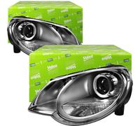 Set Di Fari Per VW EOS 1F Anno 06-10.10 H7+H7 Inclusi Motori Di Regolazione
