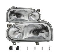 Set Di Fari Per VW GOLF III 1H1 08.91-07.98 Inclusi PHILIPS Inclusi Motore
