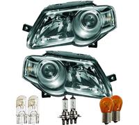 Set Di Fari Per VW Passat B6 3C 05-10 Limo Kombi Valeo DE-LIGHT H7 1343024