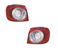 Set Di Fari Posteriori LED Sinistro Destro Con Supporto Lampada Per VW Golf Plus