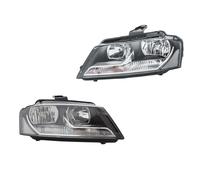 Set Di Fari Principale 12 V W5W PS19W H7/H7 PSY24W FF Alogeno HELLA Per AUDI A3