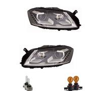 Set Di Fari PSY24W Neri Per VW Passat Variant Alltrack Inclusi Lampade