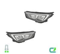 Set Di Fari Sinistro/Destro Alogeni H7 Valeo Per OPEL, VAUXHALL Crossland X