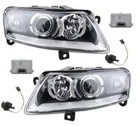 Set Di Fari Sinistro Destro Compatibile Con Audi A6 4F D2S + Centralina LWR