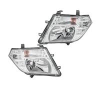 Set Di Fari Sinistro/Destro H4 HELLA Per Nissan NP300 Navara (D40)