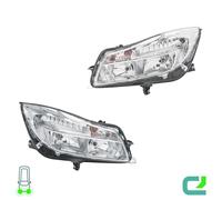 Set Di Fari Sinistro/Destro H7/H1 HELLA Per Opel Insignia A Sports Tourer G09