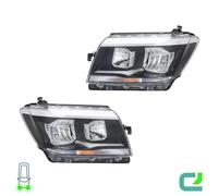 Set Di Fari Sinistro/Destro H7 HELLA Per VW Crafter Box (SY_, SX_)