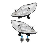 Set Di Fari Sinistro Destro Inclusi Lampade Premium Per Peugeot 107