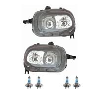 Set Di Fari Sinistro Destro Inclusi Lampadine OSRAM H7 Per Citroën C3 III SX