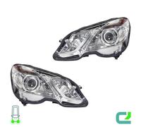 Set Di Fari Sinistro/Destro LED HELLA Per Mercedes-Benz Classe E (W212)