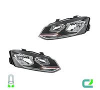 Set Di Fari Sinistro/Destro W3W HELLA Per VW Polo (6R1, 6C1)