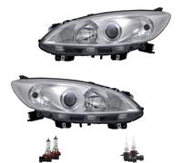 Set Di Fari Sinistro E Destro H11/HB3 Per Mazda 5 CW Inclusi Lampadine Osram