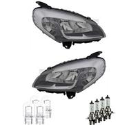 Set Di Fari Sinistro E Destro H7/H7 W21W Per Fiat Doblo Inclusi Lampadine Osram