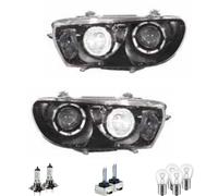 Set Di Fari Xenon D1S Neri Per VW Scirocco Inclusi Lampadine