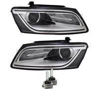 Set Di Fari Xenon Destro E Sinistro D3S Per Audi Q5 8R 8RB Inclusi Lampadine