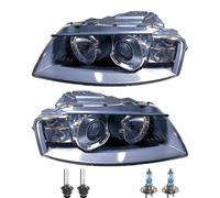 Set Di Fari Xenon Inclusi Lampadine OSRAM D2S H7 Con Motore LWR Per Audi A3 8P1