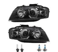 Set Di Fari Xenon Inclusi Lampadine OSRAM D2S H7 Con Motore LWR Per Audi A3 8P1