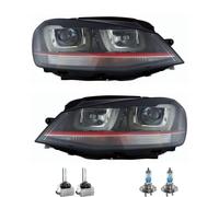 Set Di Fari Xenon Inclusi Lampadine OSRAM D3S H7 Per VW Golf VII 5G1 BQ1 BE1