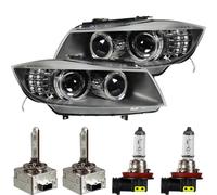 Set Di Fari Xenon Originali Per BMW E90 E91 LCI Anno 08->> D1S/H8+Motori