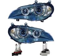Set Di Fari Xenon Per BMW X5 E70 Anno 07->> Con Luce Di Curva D1S+H8