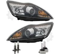 Set Di Fari Xenon Per Ford Focus 08.07-02.11 Nero D1S/H1 Con Motore