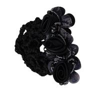 Set di fasce per capelli, 8 x 8 x 5 cm, a rete, accessori per capelli, fermagli per capelli francesi, per feste, matrimoni, spettacoli e altri eventi casual o formali