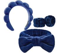 Set di fasce per capelli da donna, fascia da spa per lavare il viso, viso, trucco della pelle, regali per donne, ragazze, regali alla moda